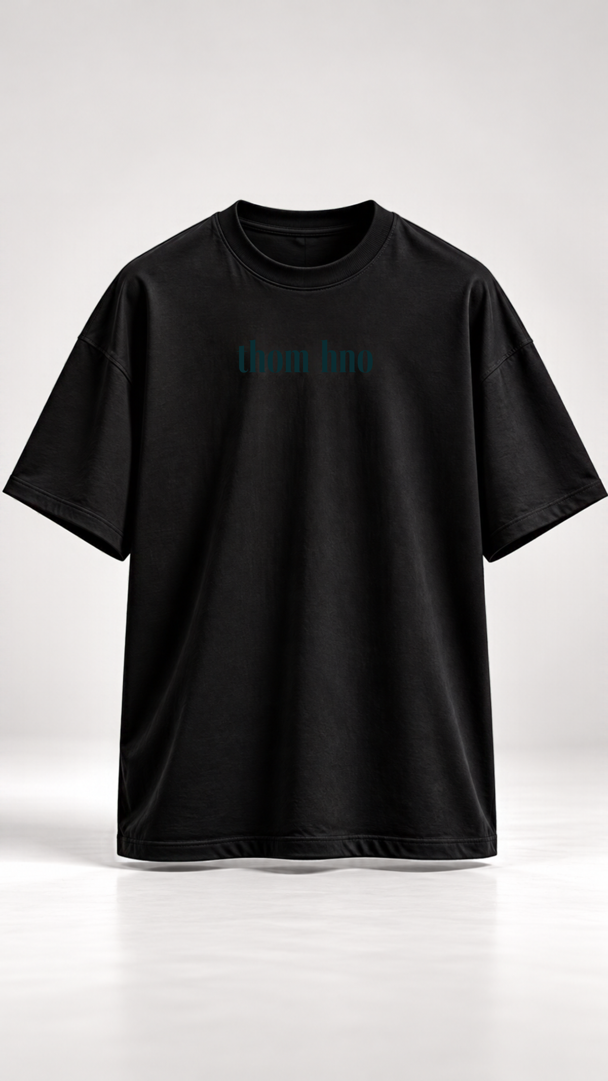 Essentials 1813 Club Black Unisex Oversized Tee