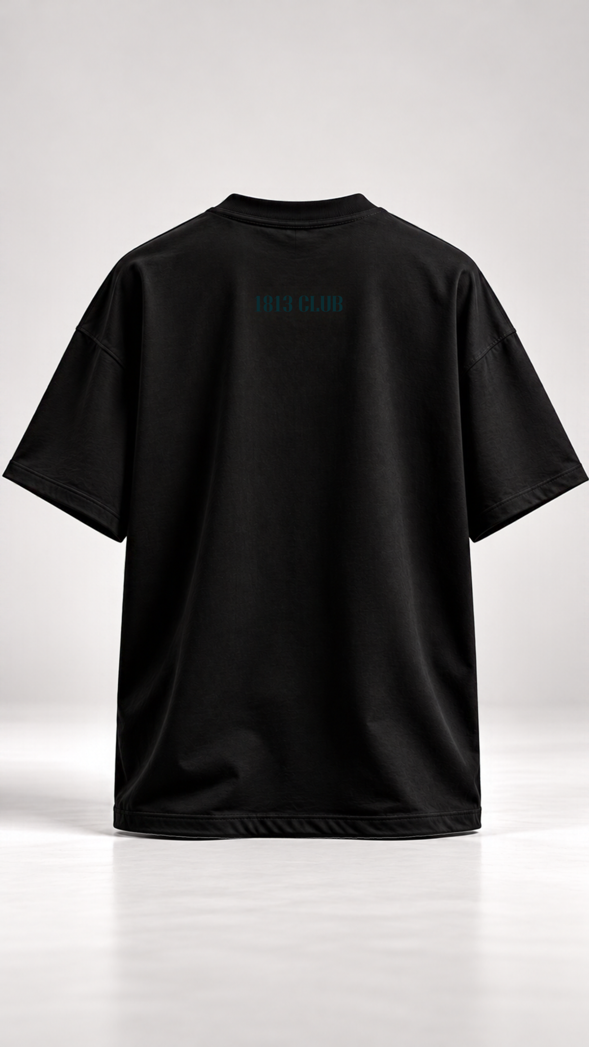 Essentials 1813 Club Black Unisex Oversized Tee