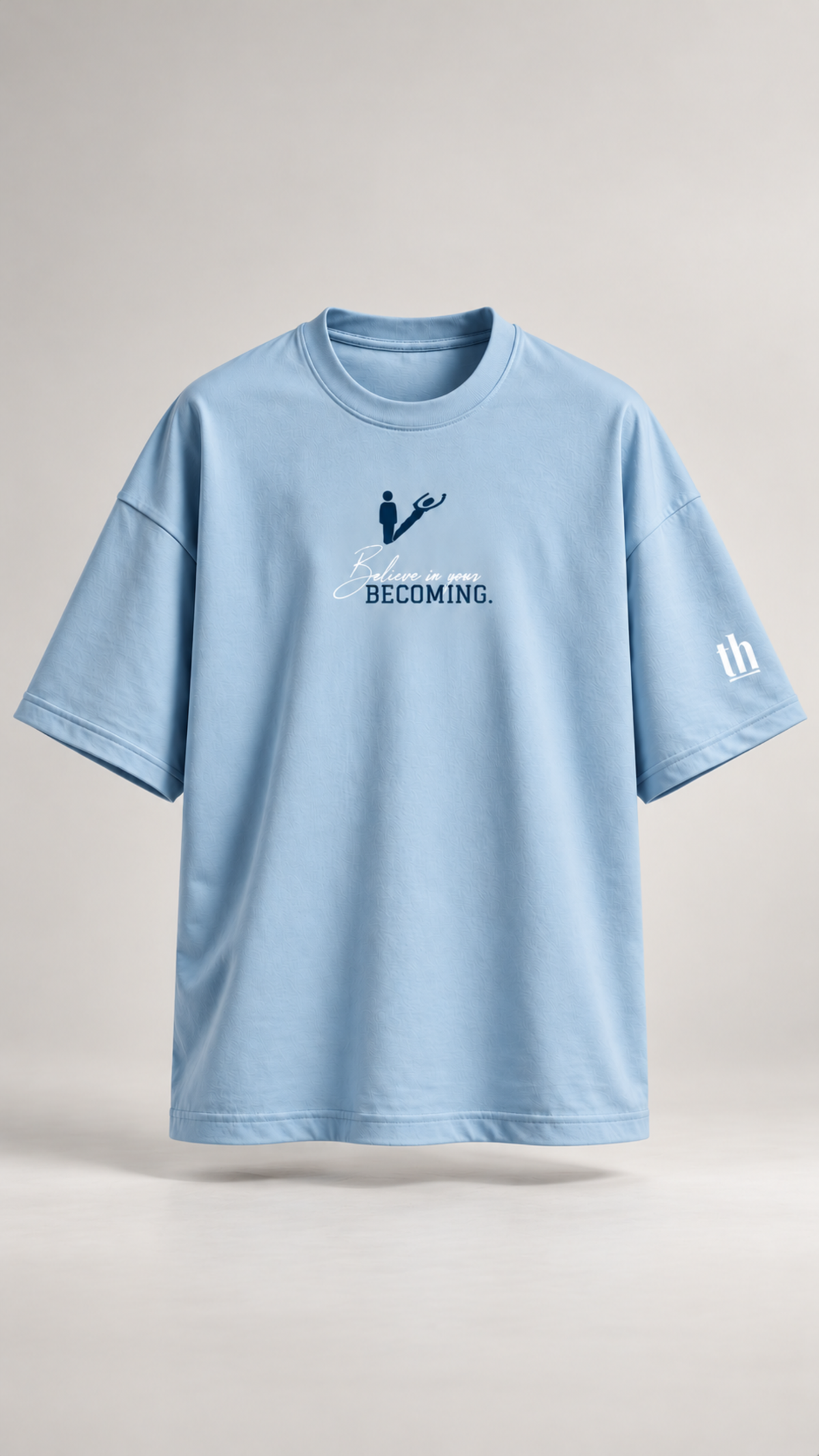 Essentials Baby Blue Unisex Oversized Tee