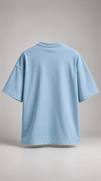 Essentials Baby Blue Unisex Oversized Tee