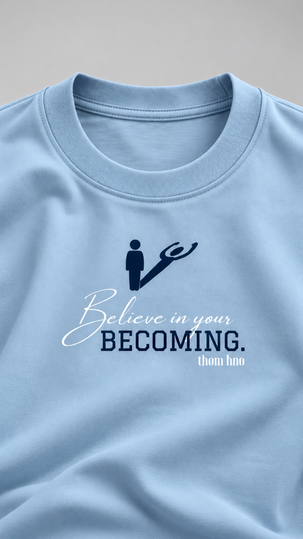 Essentials Baby Blue Unisex Oversized Tee
