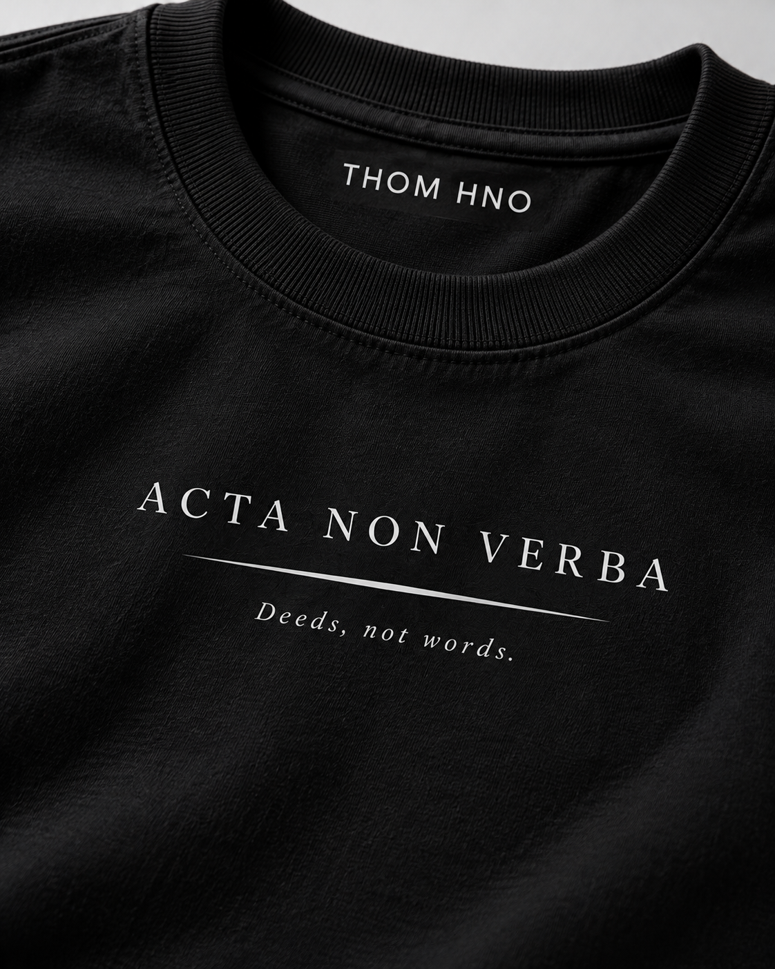 Acta Non Verba Oversized Tee