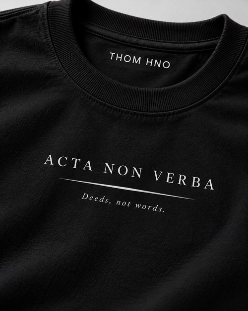 Acta Non Verba Oversized Tee