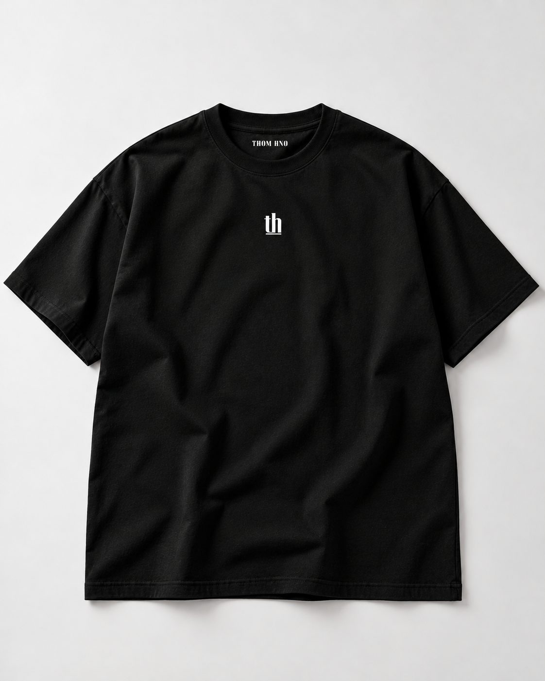 1813 Club Unisex Black Oversized Tee