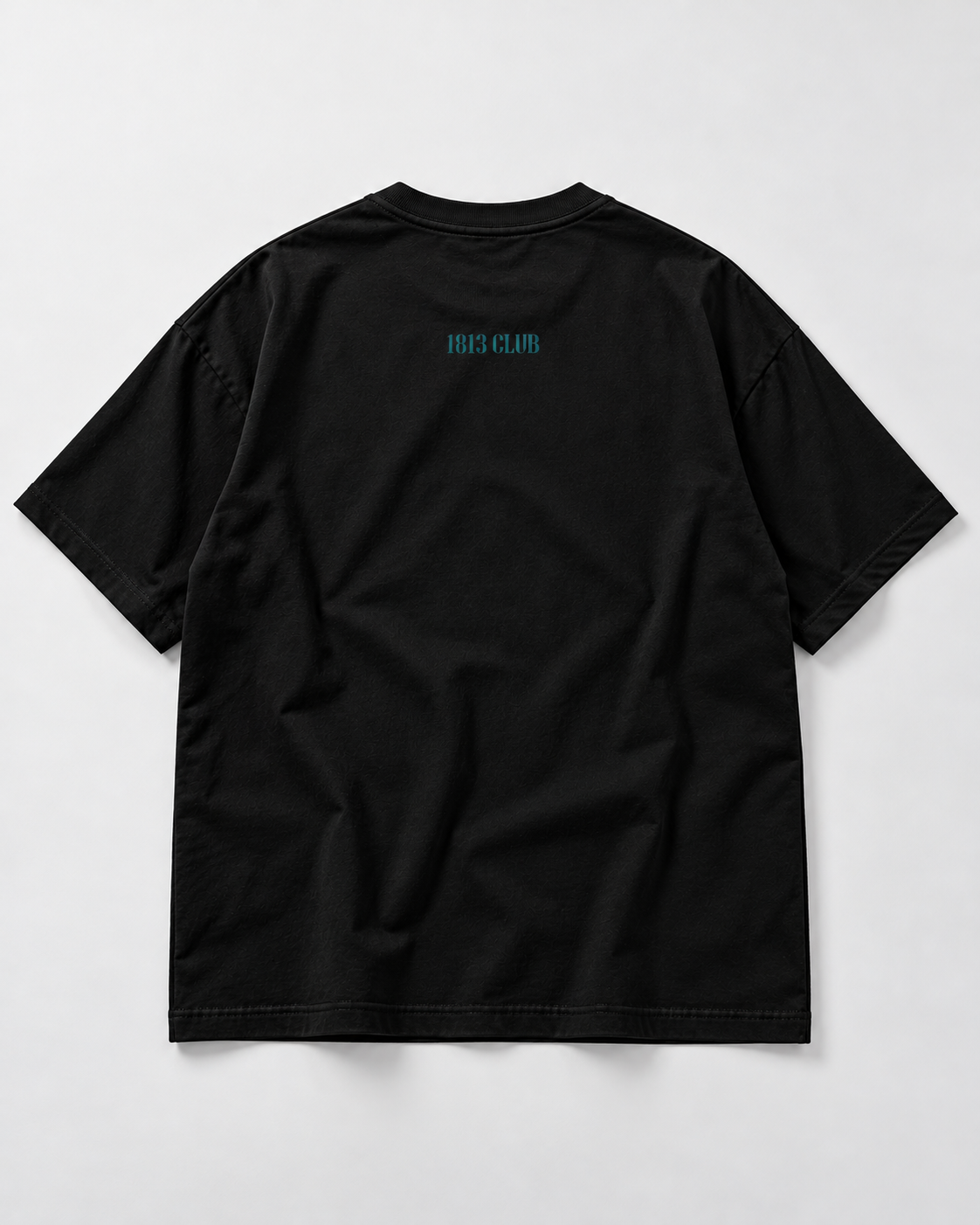 Essentials 1813 Club Black Unisex Oversized Tee
