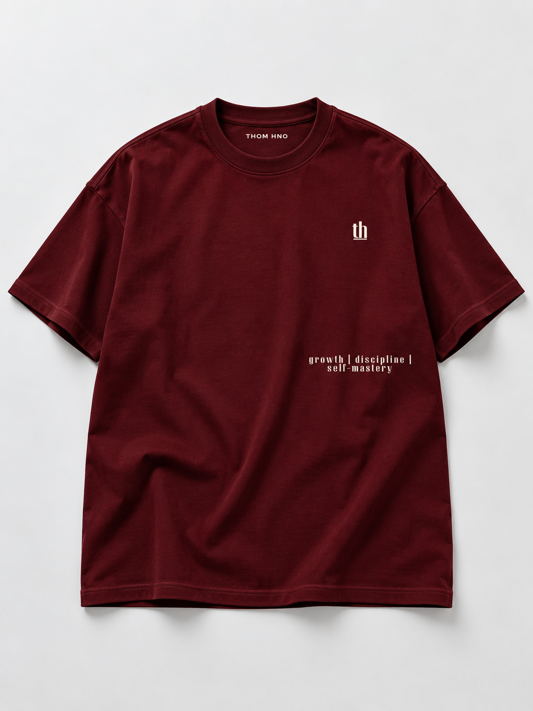 Growth Discipline Self-Mastery Unisex Oversized Tee