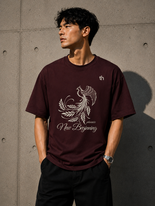 New Beginning Unisex Oversized T-shirt
