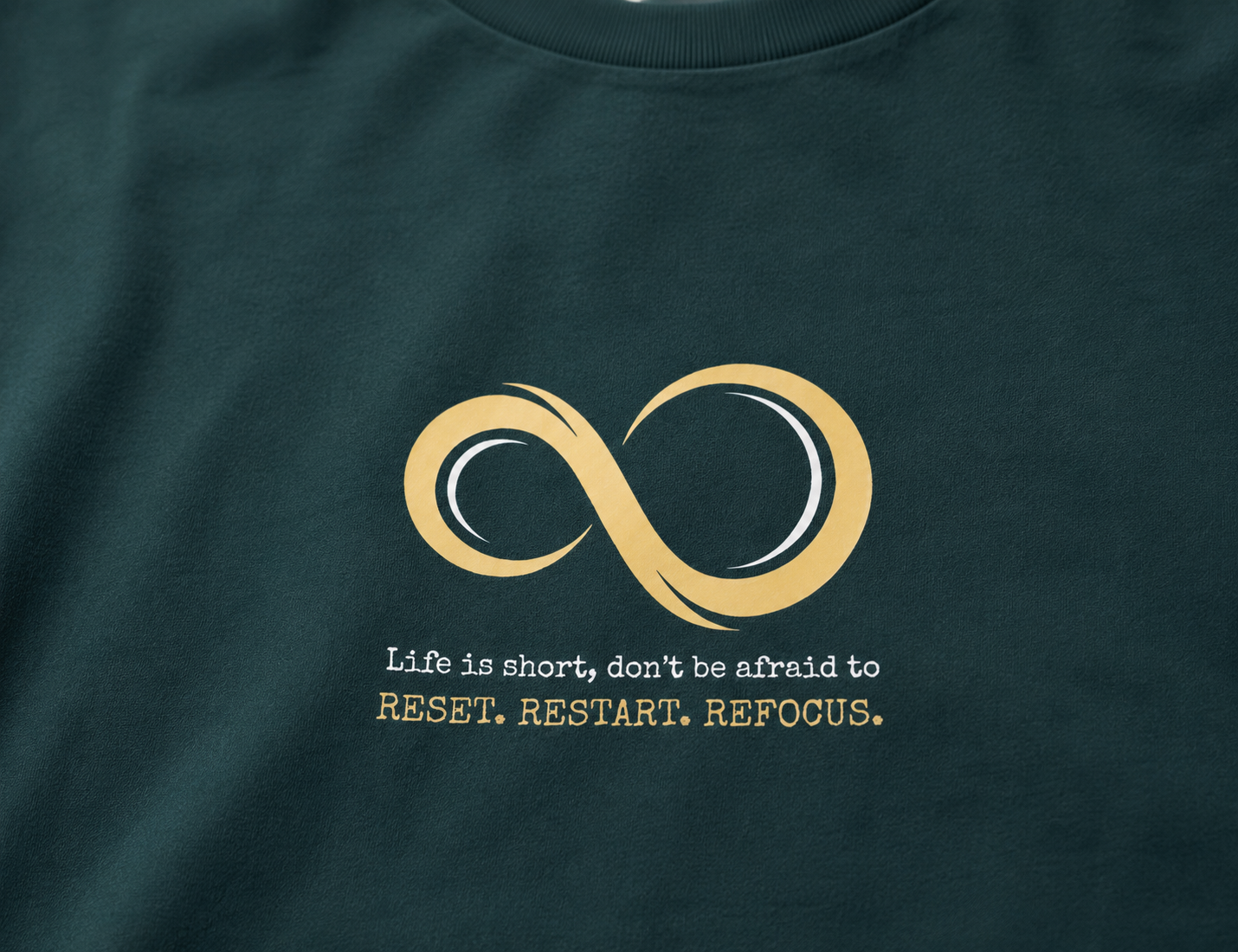 Reset Restart Refocus Unisex Oversized T-Shirt
